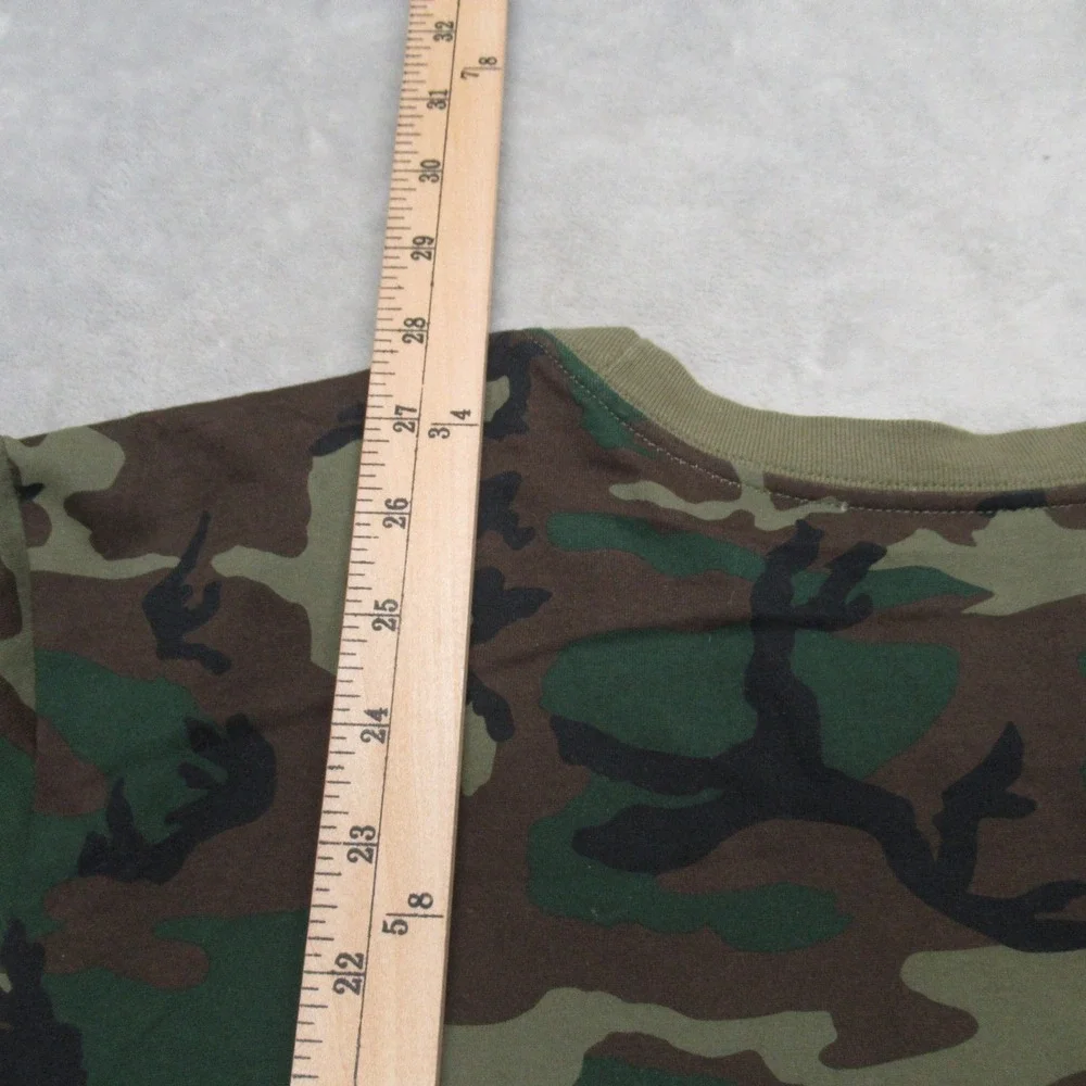 Oklahoma‎ Sooners Nike Shirt Mens Medium Green Camo Dri-FIT Long Sleeve NCAA
